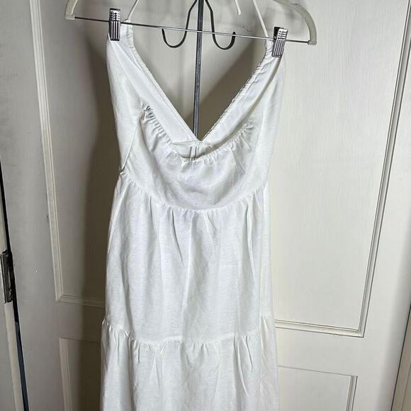 Princess Polly LINCOLN MAXI DRESS WHITE New Size 10 - Picture 6 of 11